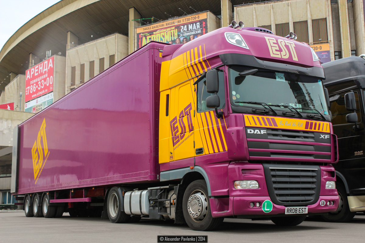 Великобритания, № RR08 EST — DAF XF105 FT