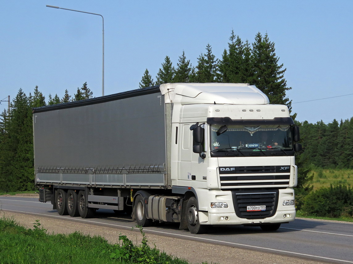 Пермский край, № А 700 РО 159 — DAF XF105 FT