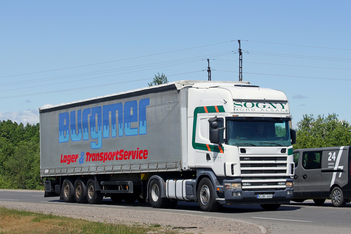 Литва, № KJB 460 — Scania ('1996) R124L