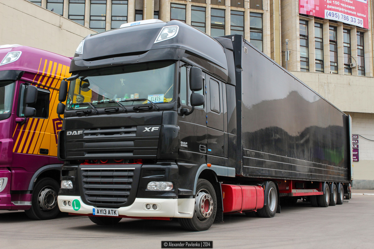 Великобритания, № AY13 ATK — DAF XF105 FT