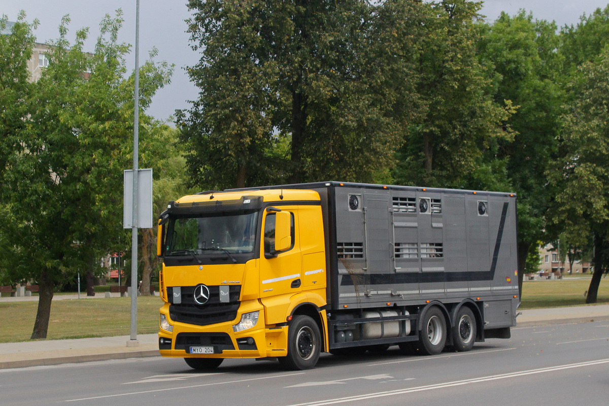 Литва, № MYO 204 — Mercedes-Benz Actros ('2011)