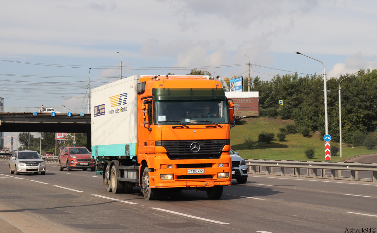 Красноярский край, № Н 410 СН 124 — Mercedes-Benz Actros ('1997) 2540