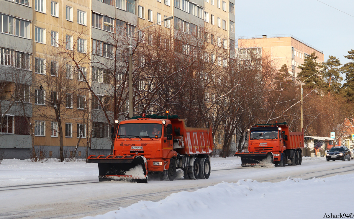 Красноярский край, № Е 749 КР 124 — КамАЗ-65115-L4