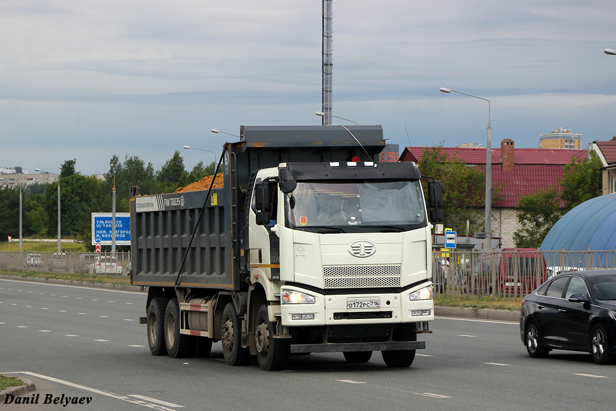 Татарстан, № О 172 РС 716 — FAW J6 CA3310