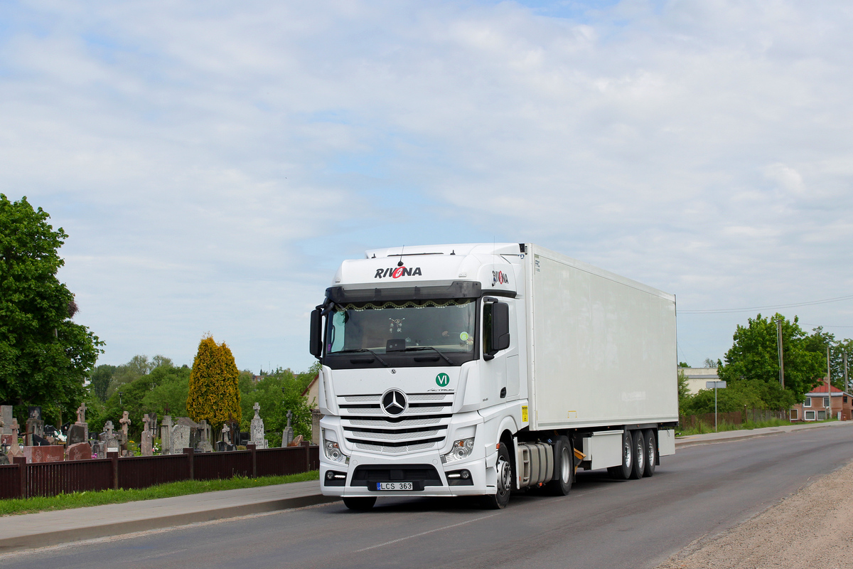 Литва, № LCS 363 — Mercedes-Benz Actros ('2011) 1845