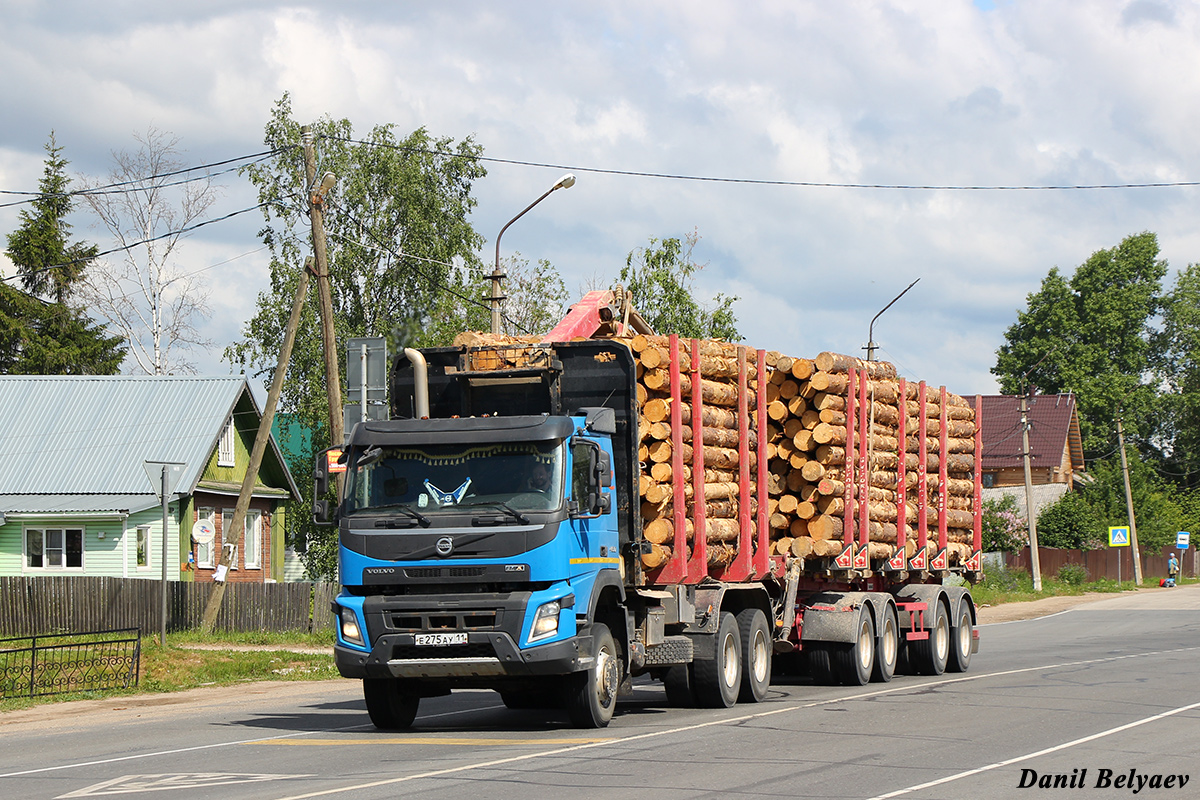 Коми, № Е 275 АУ 11 — Volvo ('2013) FMX.460 [X9P]