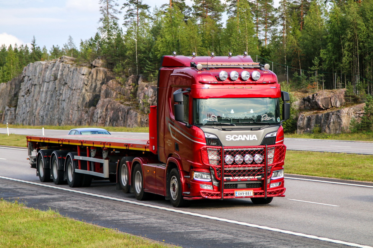 Финляндия, № XNV-881 — Scania ('2016) R500