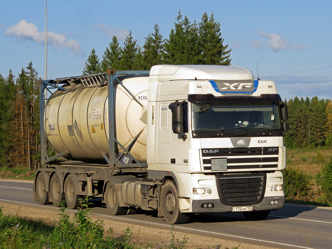 Нижегородская область, № С 170 АВ 152 — DAF XF105 FT