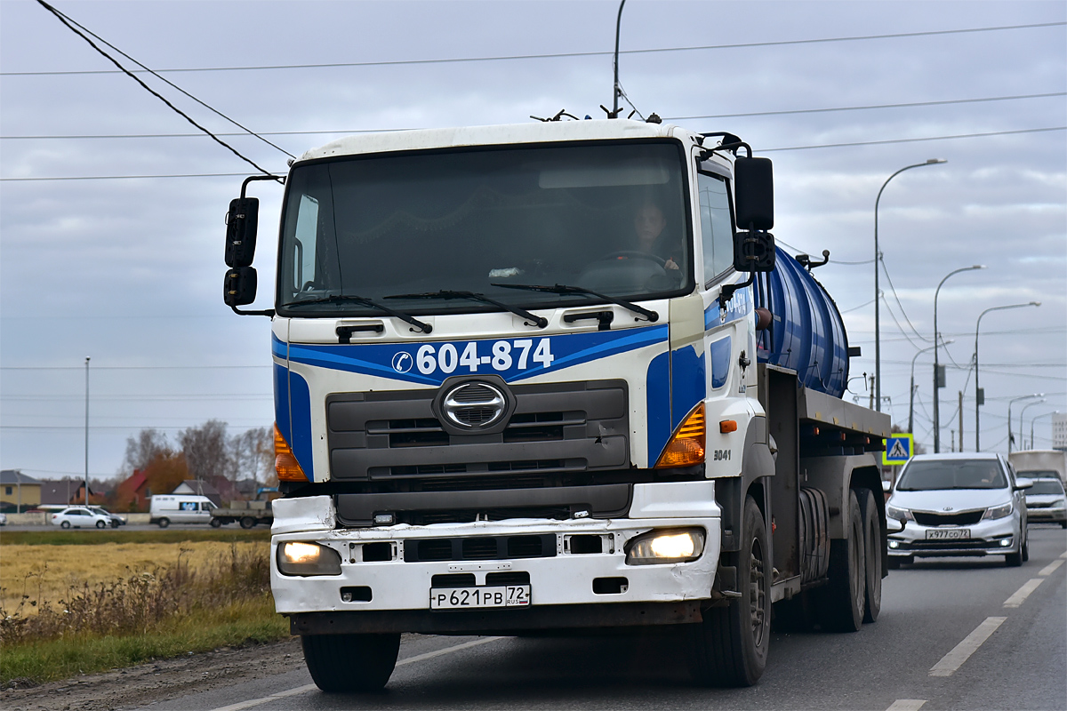 Тюменская область, № Р 621 РВ 72 — Hino 700