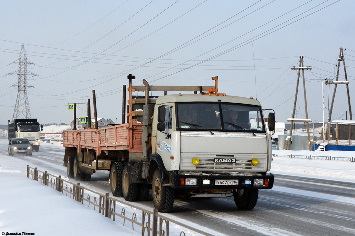 Саха (Якутия), № О 447 ВК 14 — КамАЗ-5410