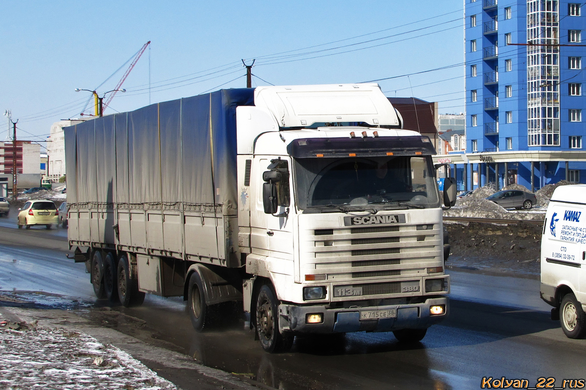 Иркутская область, № К 715 СЕ 38 — Scania (III) R113M