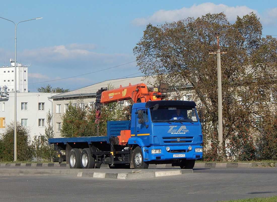 Белгородская область, № О 910 СР 31 — КамАЗ-65117-A4