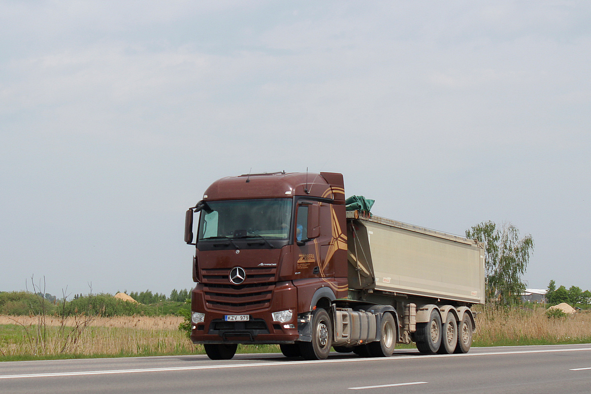 Литва, № KZV 979 — Mercedes-Benz Actros ('2011) 1845