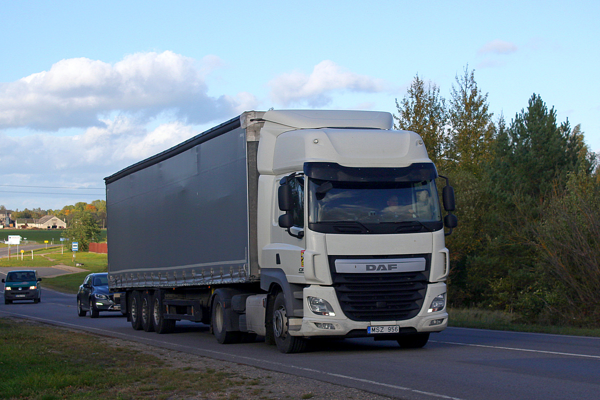 Литва, № MSZ 956 — DAF CF Euro6 FT