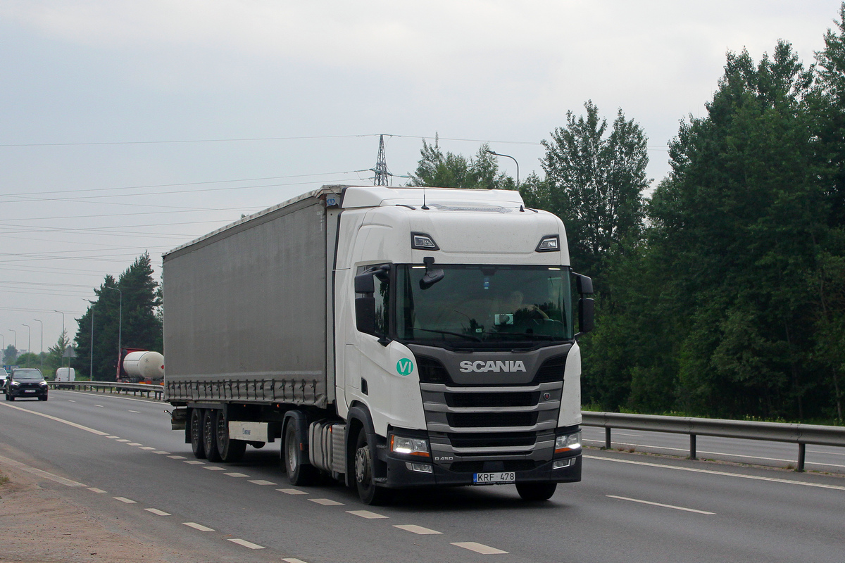 Литва, № KRF 478 — Scania ('2016) R450