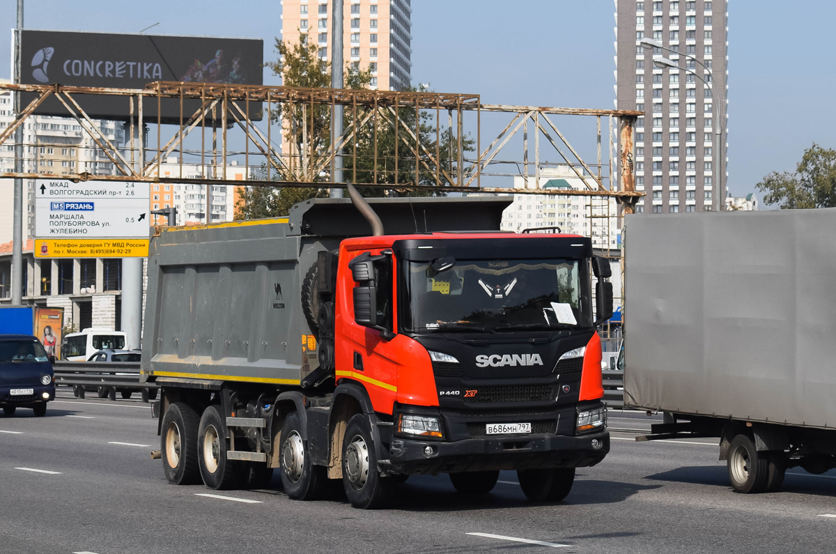 Москва, № В 686 МН 797 — Scania ('2016) P440