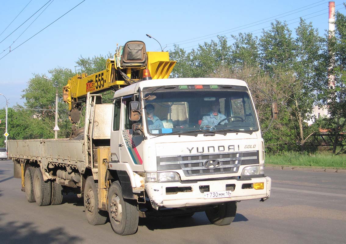 Удмуртия, № Т 730 ММ 18 — Hyundai (общая модель)