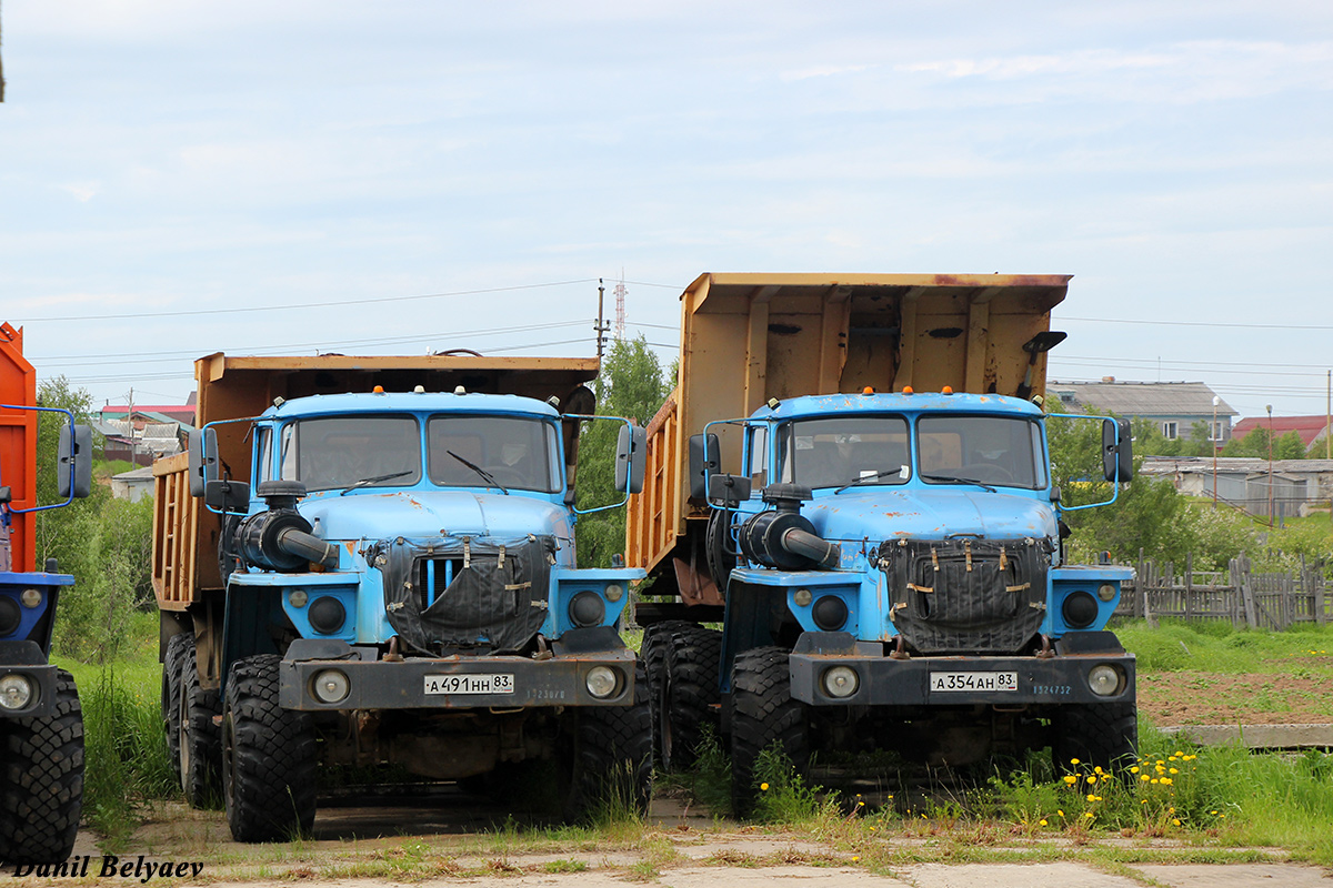 Ненецкий автономный округ, № А 491 НН 83 — Урал-55571-40; Ненецкий автономный округ, № А 354 АН 83 — Урал-55571-40