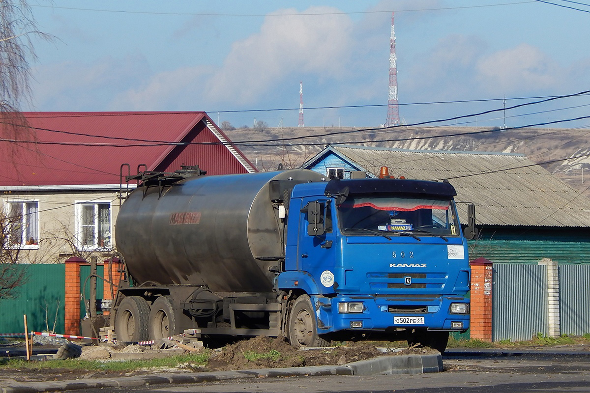 Белгородская область, № О 502 РЕ 31 — КамАЗ-65117-L4