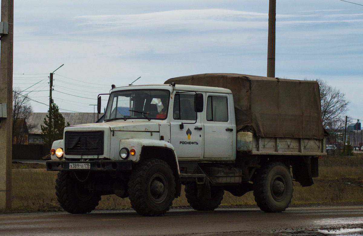 Башкортостан, № Х 389 ТЕ 116 — ГАЗ-33081 «Садко»