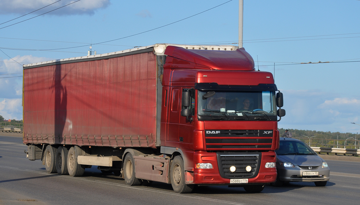 Татарстан, № Х 588 ЕС 116 — DAF XF105 FT