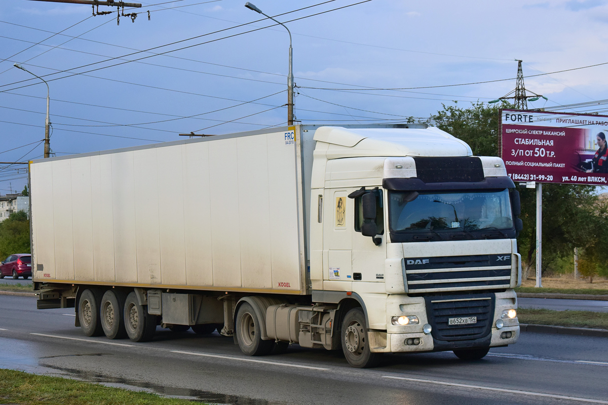 Новосибирская область, № В 652 ХВ 154 — DAF XF105 FT