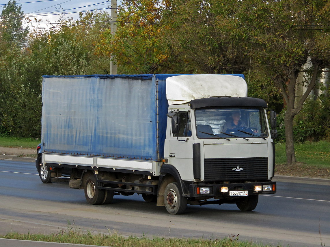 Кировская область, № А 539 СТ 43 — МАЗ-437040 "Зубрёнок"