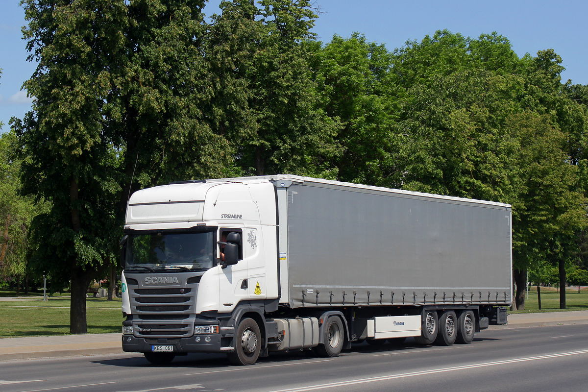 Литва, № KBS 061 — Scania ('2013) R450