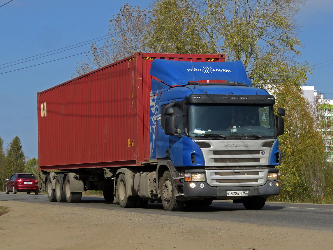 Москва, № С 572 КН 750 — Scania ('2004) P340