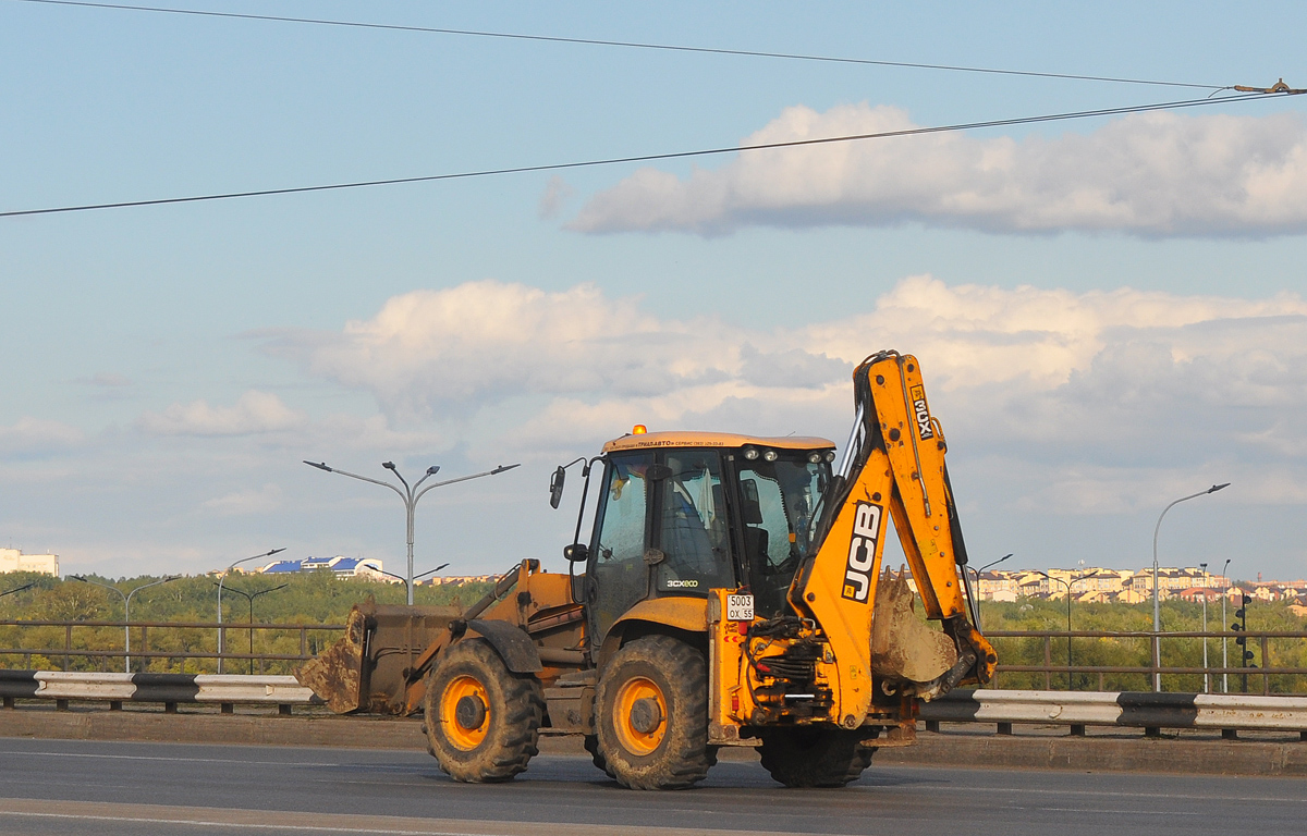 Омская область, № 5003 ОХ 55 — JCB 3CX