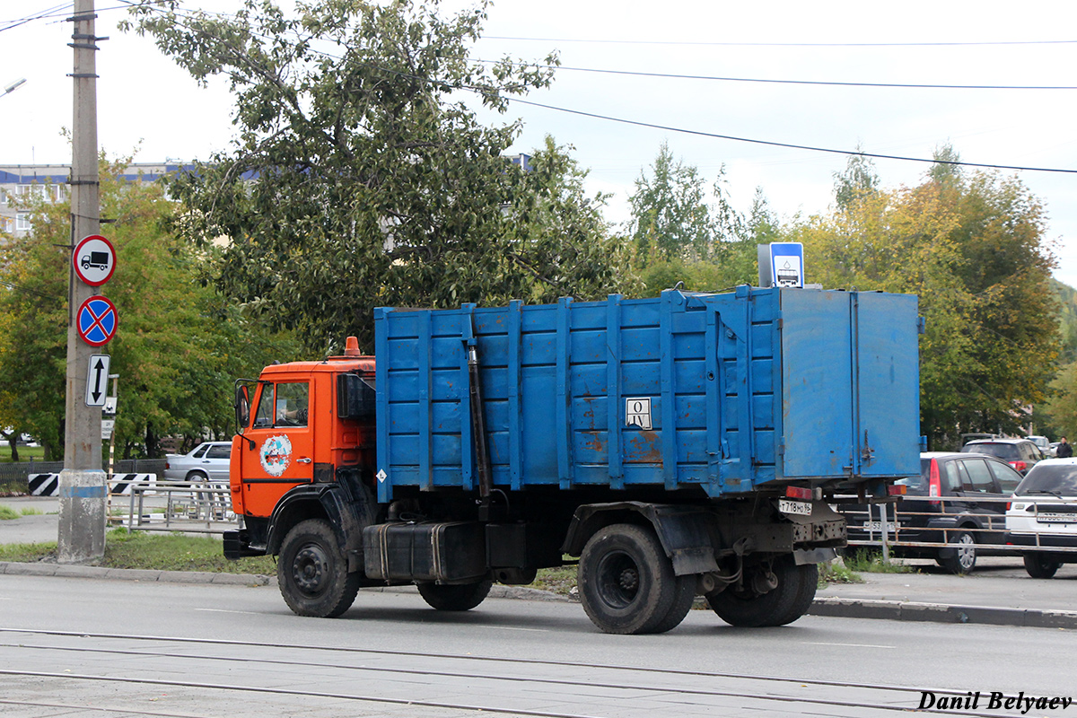 Свердловская область, № Т 718 МО 96 — КамАЗ-43253-15 [43253R]