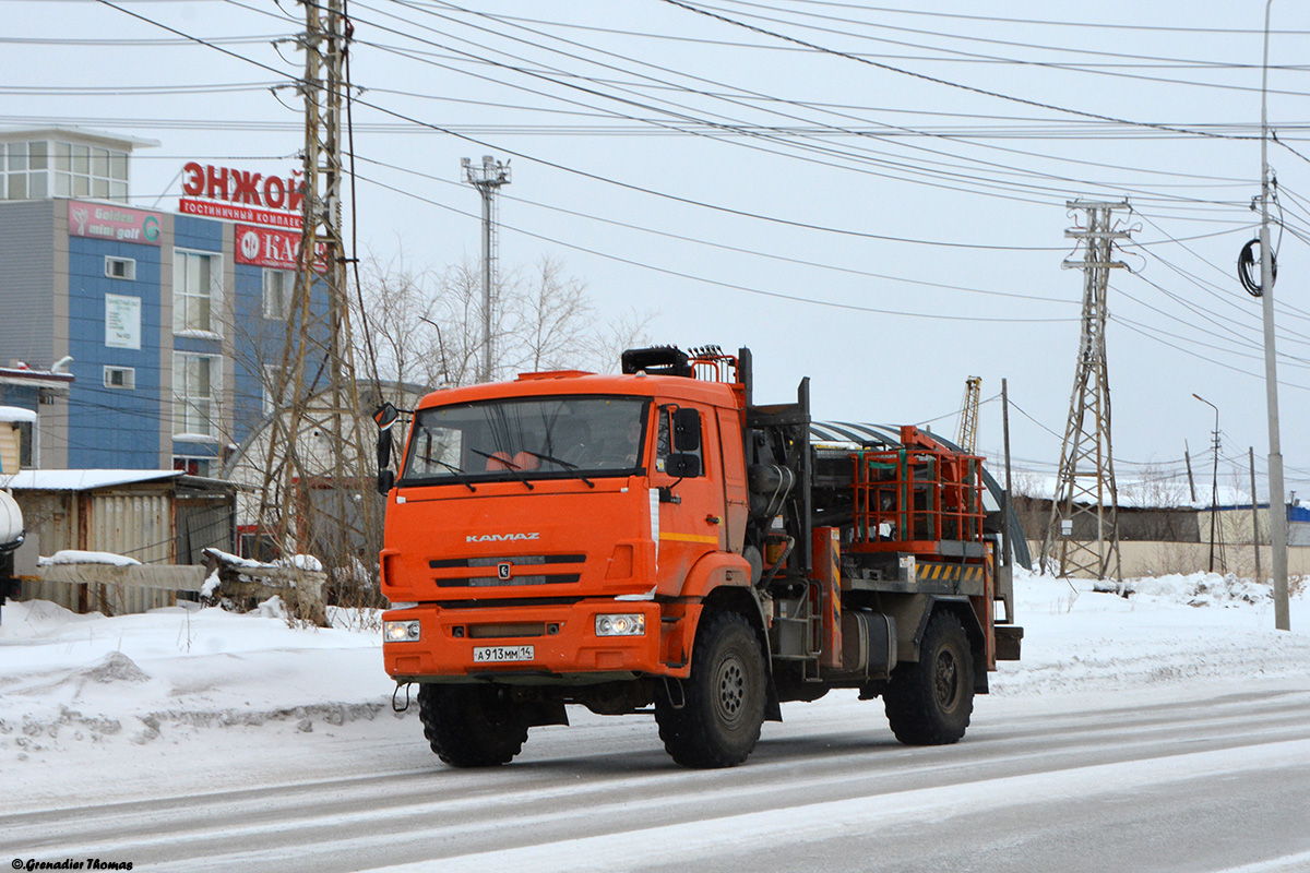 Саха (Якутия), № А 913 ММ 14 — КамАЗ-43502 (общая модель)