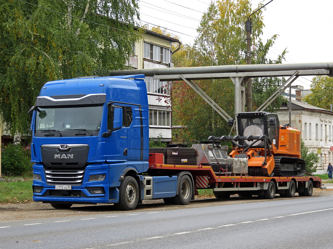 Архангельская область, № О 772 ХВ 29 — MAN TGX ('2020) 18.540