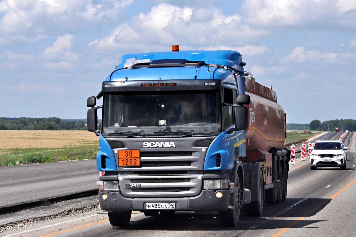 Новосибирская область, № Н 485 СА 54 — Scania ('2004) P340