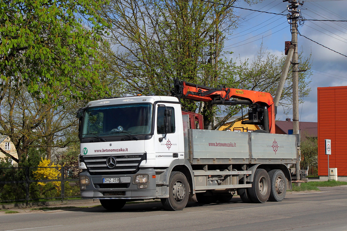 Литва, № DHZ 259 — Mercedes-Benz Actros ('2003) 2541