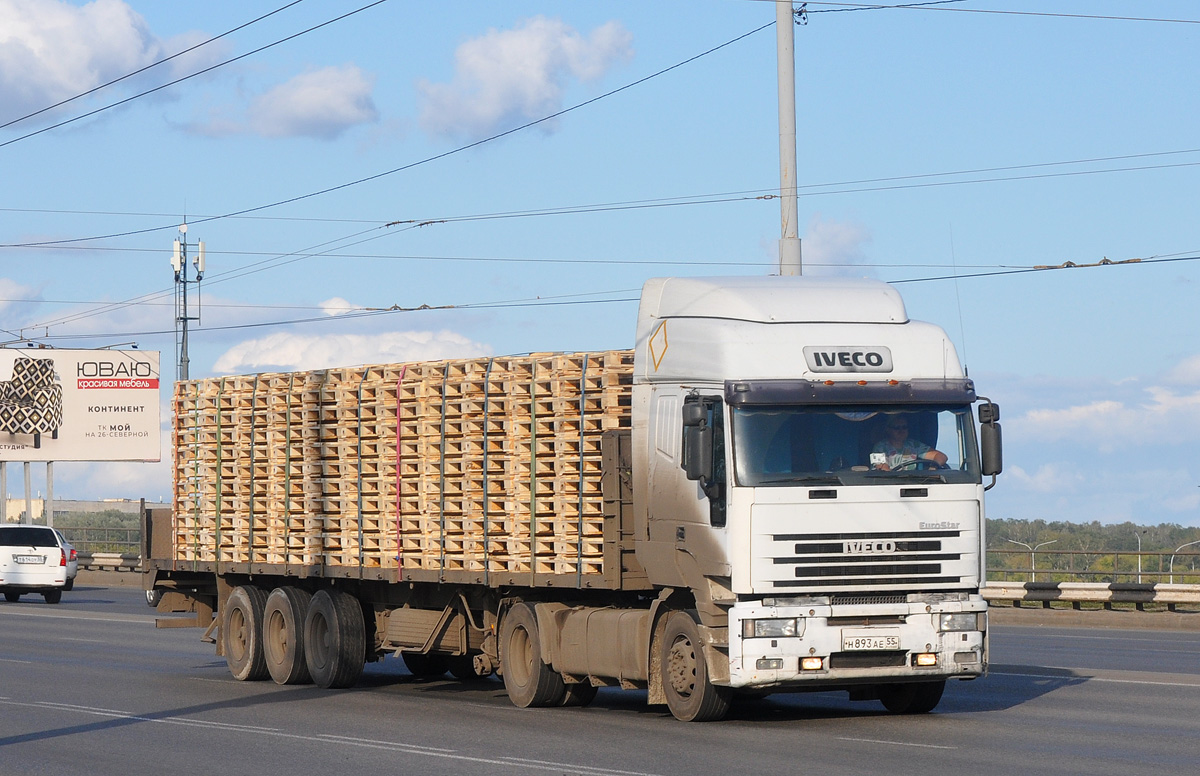 Омская область, № Н 893 АЕ 55 — IVECO EuroStar