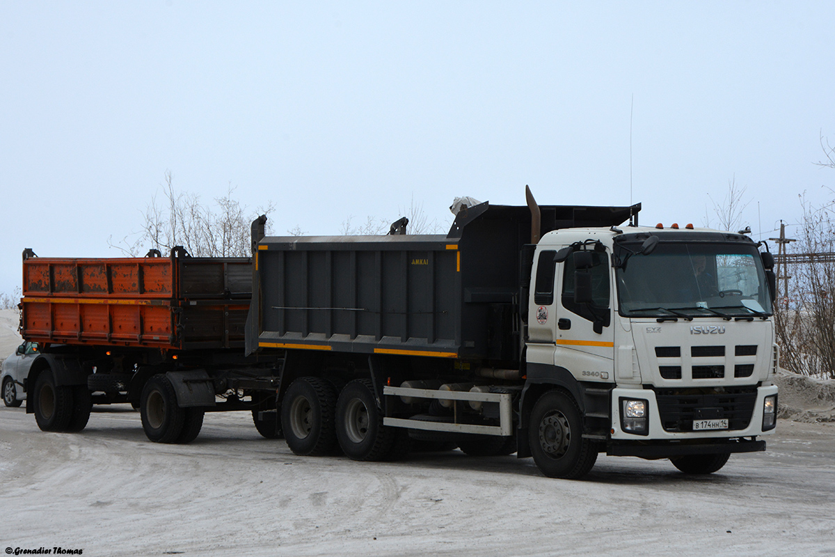 Саха (Якутия), № В 174 НН 14 — Isuzu Giga CYZ