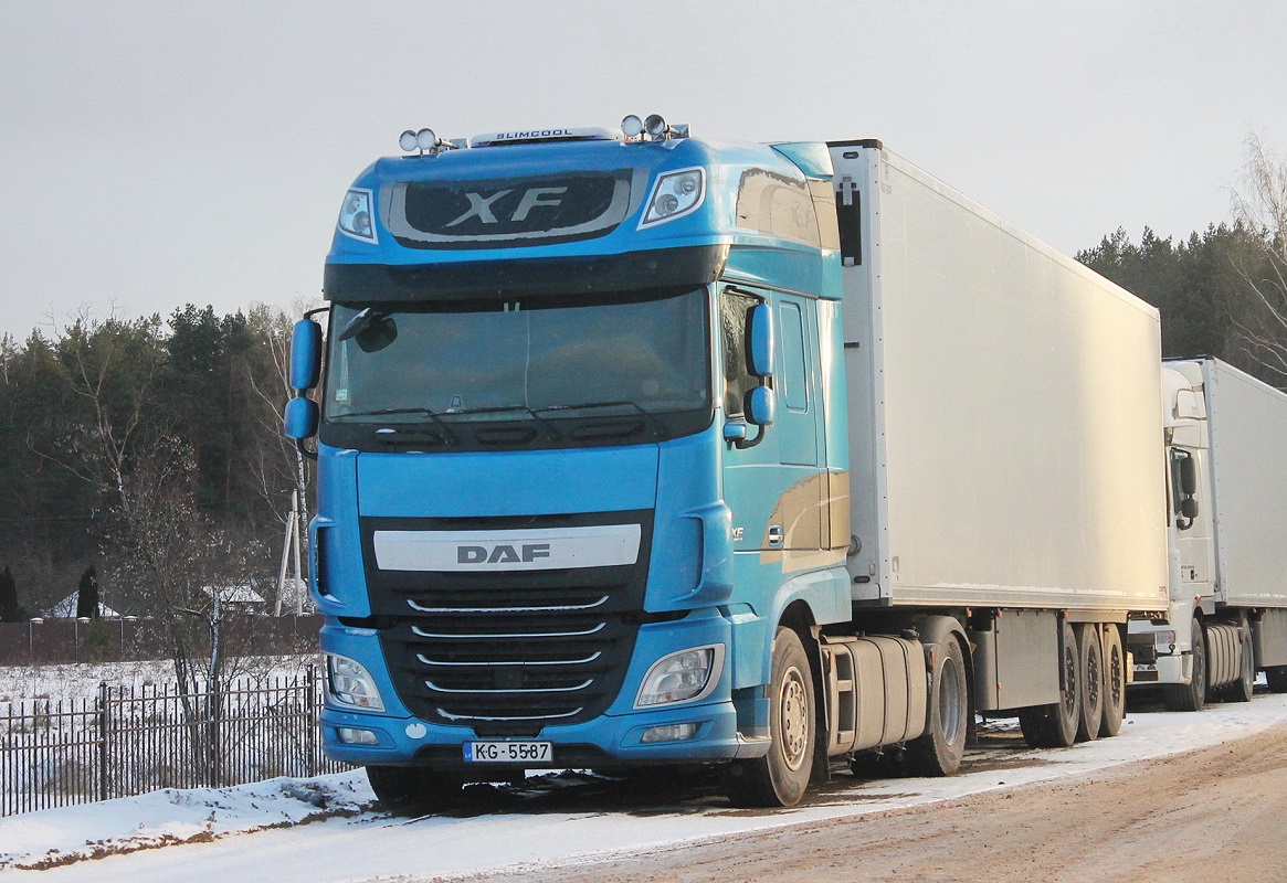 Латвия, № KG-5587 — DAF XF Euro6 FT