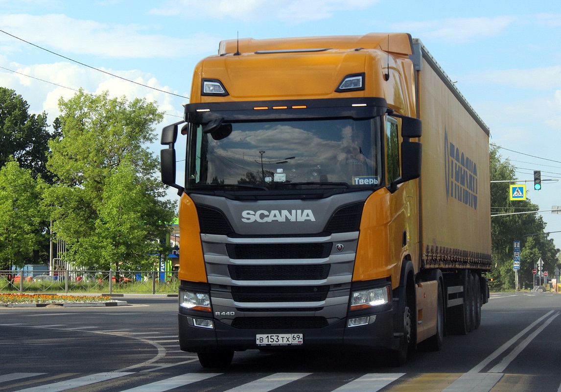 Тверская область, № В 153 ТХ 69 — Scania ('2016) R440