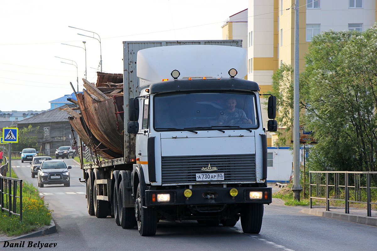 Ненецкий автономный округ, № А 730 АР 83 — МАЗ-6422A8