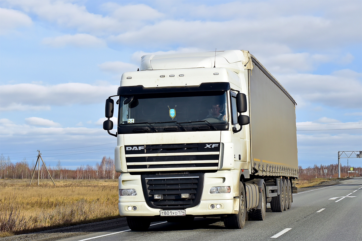 Челябинская область, № Т 801 УО 174 — DAF XF105 FT