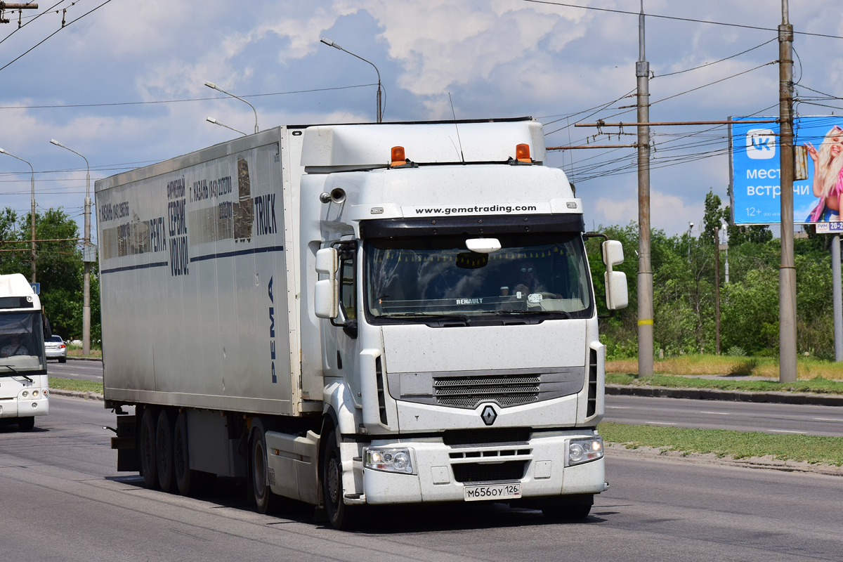 Ставропольский край, № М 656 ОУ 126 — Renault Premium ('2006)