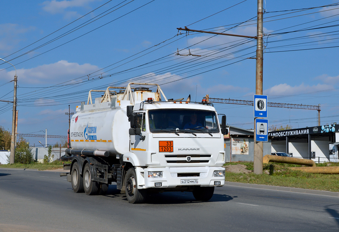 Калужская область, № А 312 ММ 30 — КамАЗ-65115-L4