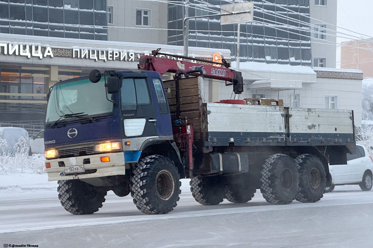 Саха (Якутия), № У 102 КВ 14 — Hino Ranger