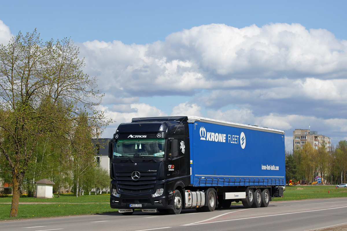 Литва, № MDZ 722 — Mercedes-Benz Actros ('2011) 1845