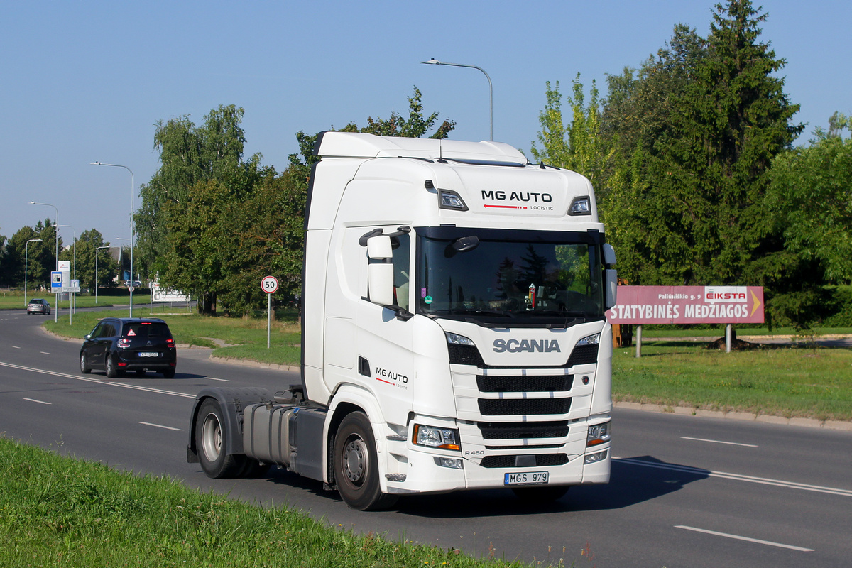 Литва, № MGS 979 — Scania ('2016) R450