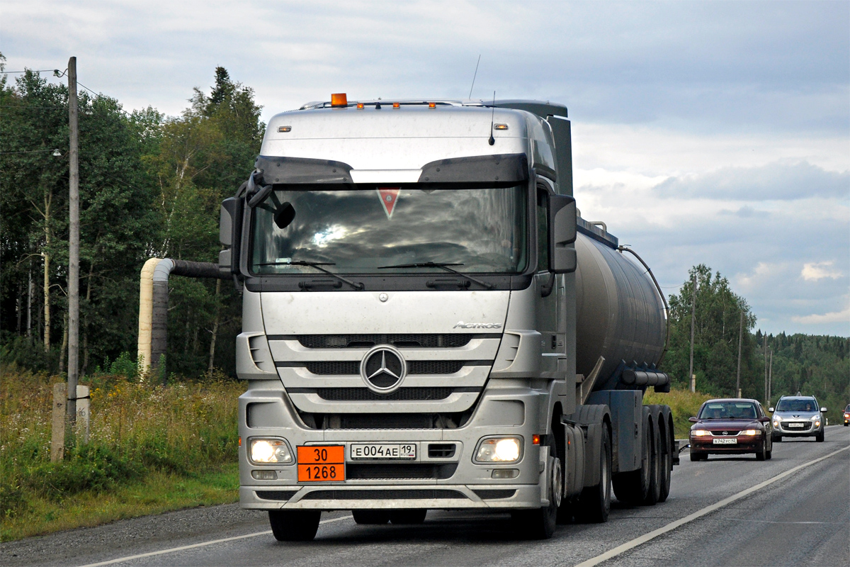 Хакасия, № Е 004 АЕ 19 — Mercedes-Benz Actros ('2009) 1844