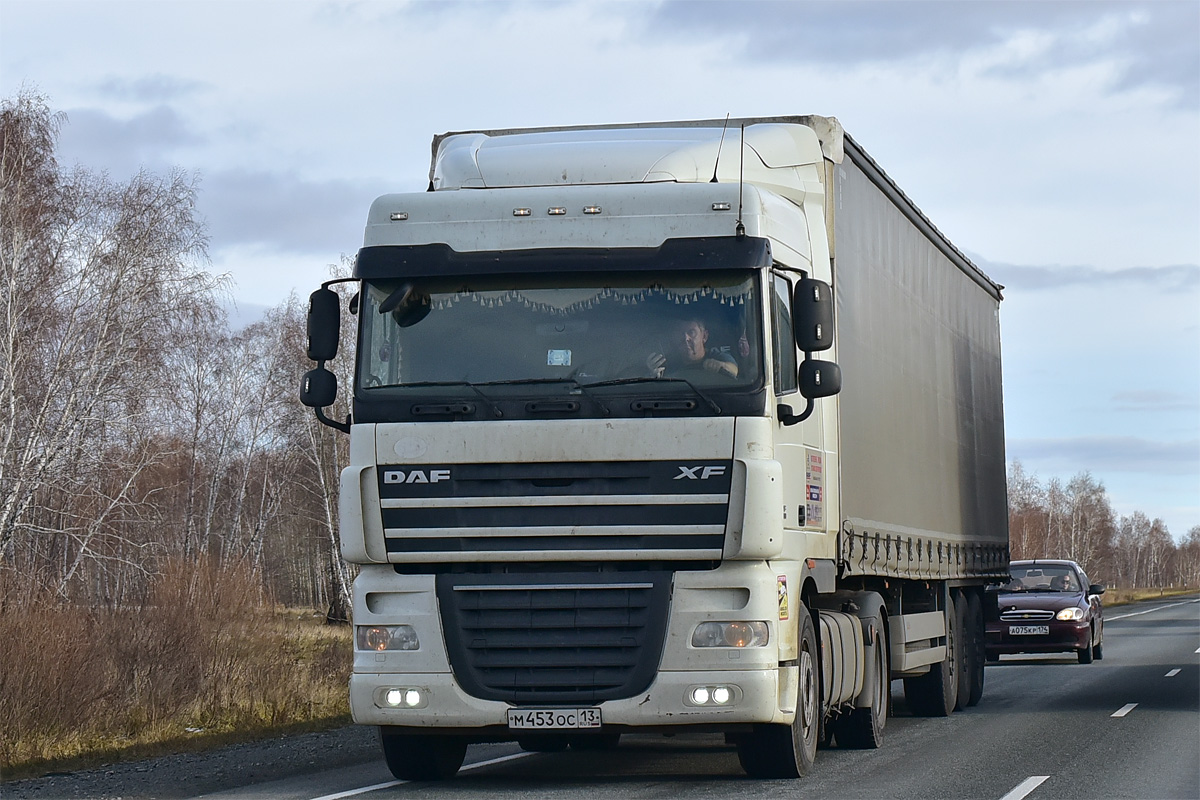 Мордовия, № М 453 ОС 13 — DAF XF105 FT