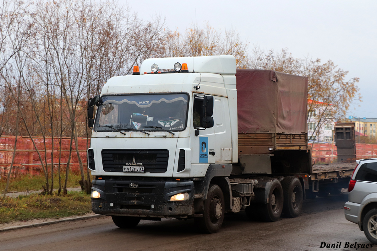 Архангельская область, № М 412 РВ 29 — МАЗ-6430B9