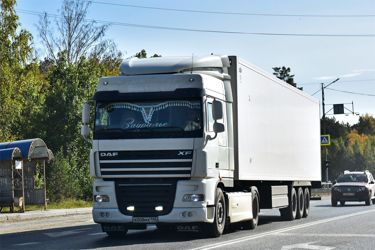 Курганская область, № А 008 МХ 196 — DAF XF105 FT